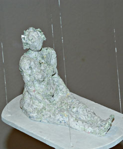 Auf der Schaukel, 2005, paper/glue, size 15.7cm