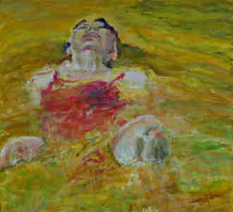 Badespass II, 2008, acrylic/canvas, 90x100cm