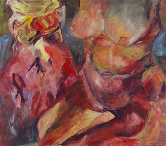 Frausein, 2002, oil/canvas, 140x160cm