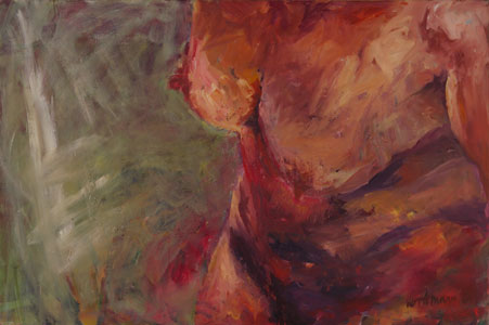 fleischlich, 1999, oil/canvas, 60x120cm