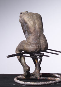 Sitzende, 2004, bronze, size 12cm