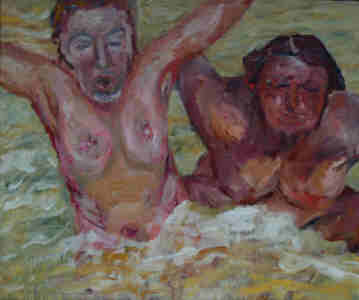 Sprung, 2008 oil/canvas, 100x120cm