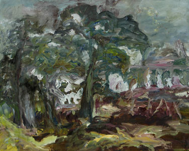 Zum Moor, 2007, oil/canvas, 120x150cm
